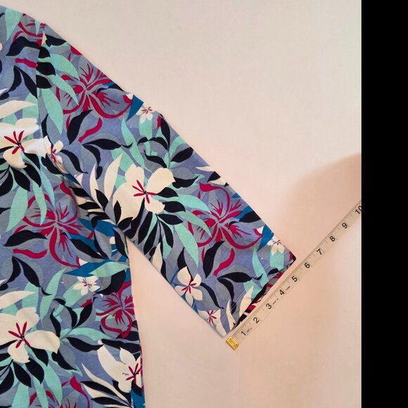 NWOT - Jessica London Floral 3/4 Sleeve Top – Size 22/24 - Picture 9 of 9